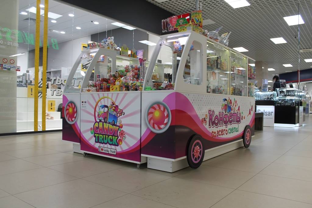 Островок сладостей "Candy Truck" в Витебске